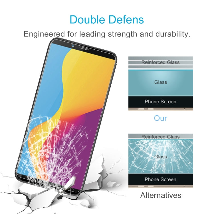 50 PCS 0.26mm 9H 2.5D Tempered Glass Film For ZTE nubia V18