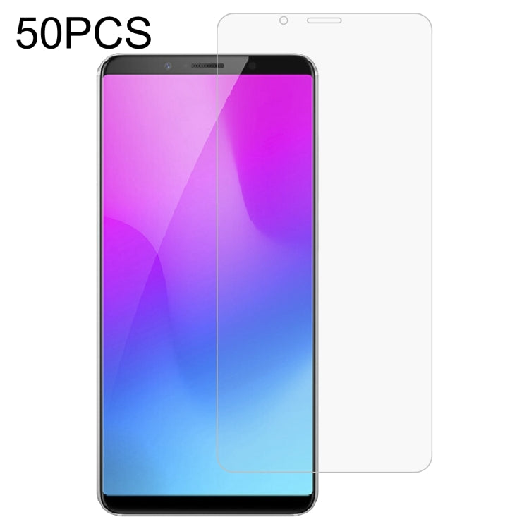 50 PCS 0.26mm 9H 2.5D Tempered Glass Film For ZTE nubia Z18mini