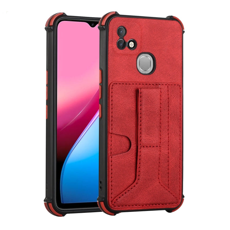 Dream Card Holder Leather Phone Case For Infinx Hot 10i