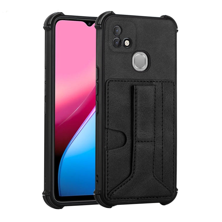 Dream Card Holder Leather Phone Case For Infinx Hot 10i