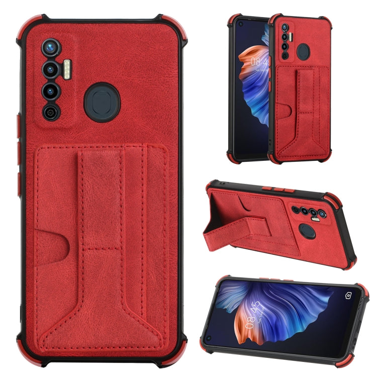 Dream Card Holder Leather Phone Case For Tecno Camon 17