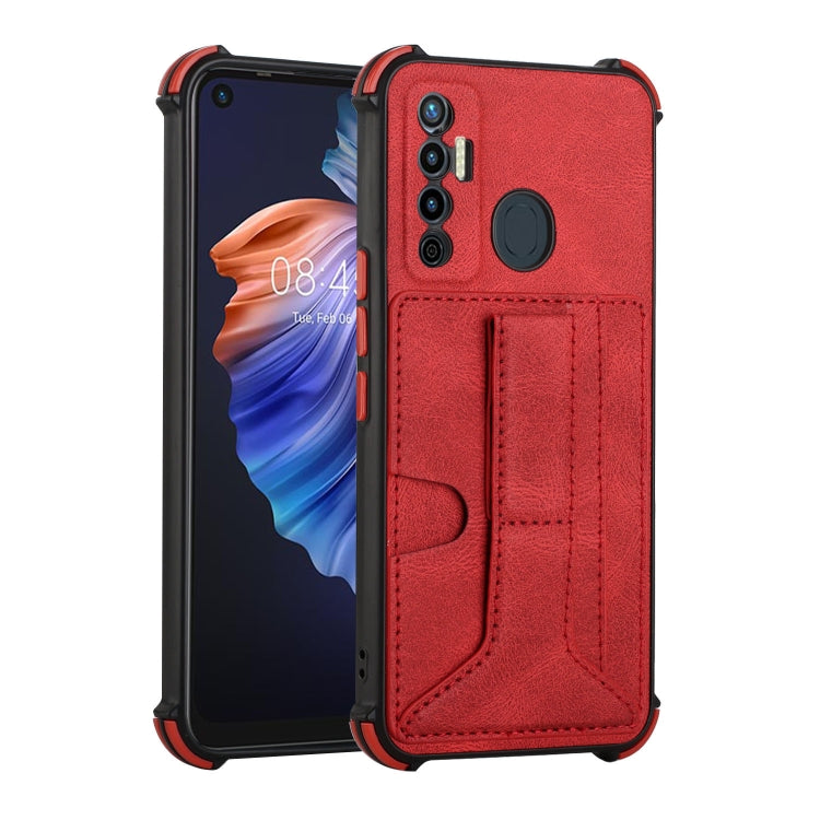 Dream Card Holder Leather Phone Case For Tecno Camon 17