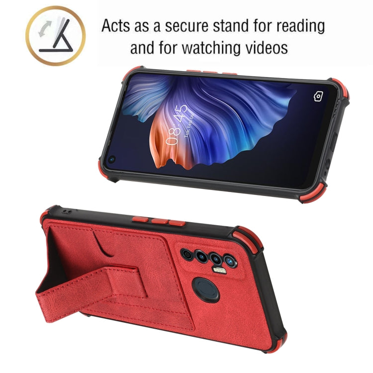 Dream Card Holder Leather Phone Case For Tecno Camon 17
