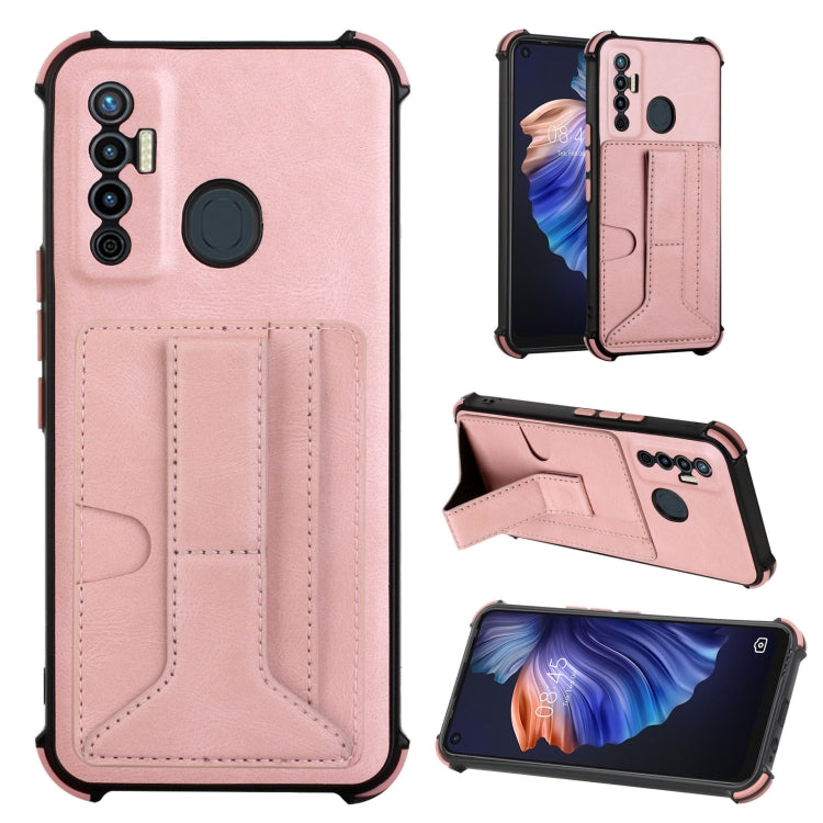 Dream Card Holder Leather Phone Case For Tecno Camon 17