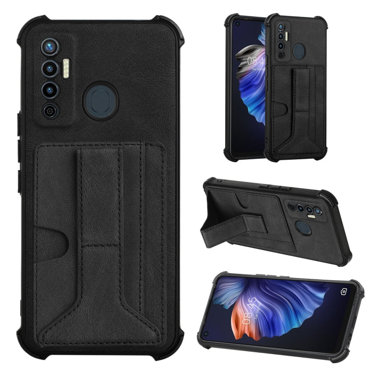 Dream Card Holder Leather Phone Case For Tecno Camon 17