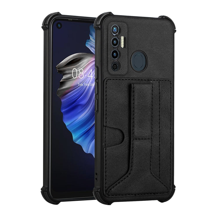 Dream Card Holder Leather Phone Case For Tecno Camon 17