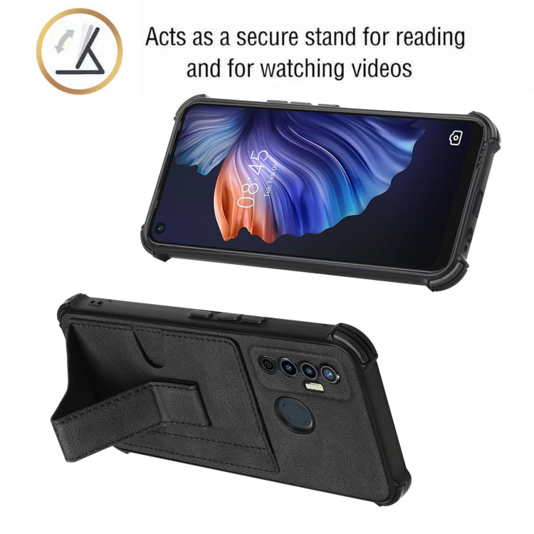 Dream Card Holder Leather Phone Case For Tecno Camon 17