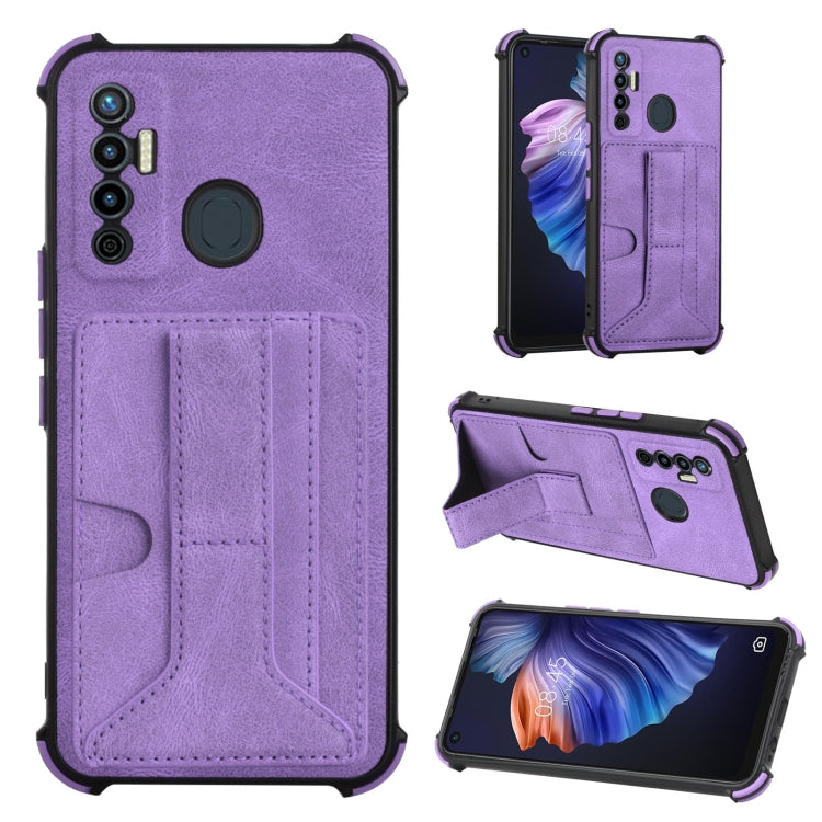Dream Card Holder Leather Phone Case For Tecno Camon 17