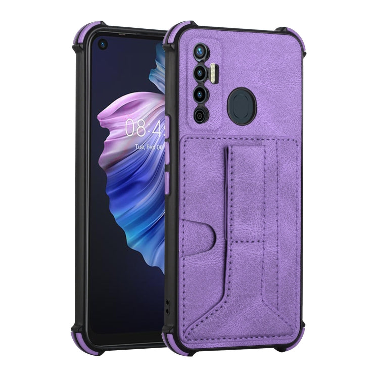Dream Card Holder Leather Phone Case For Tecno Camon 17