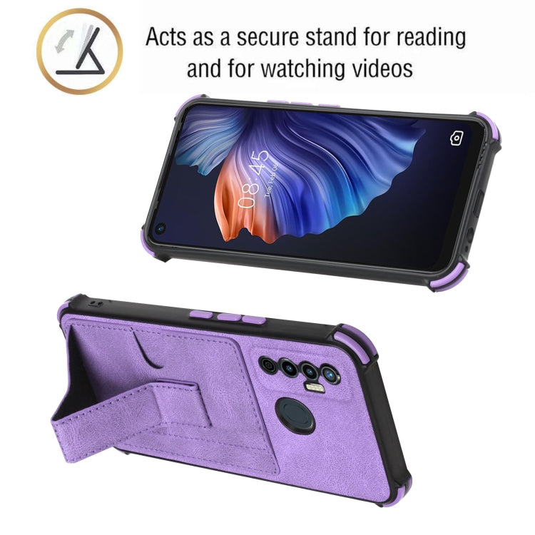 Dream Card Holder Leather Phone Case For Tecno Camon 17