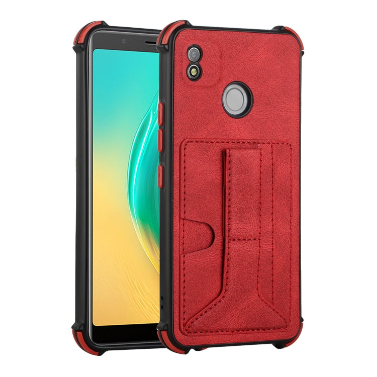 Dream Card Holder Leather Phone Case For Tecno Pop 4