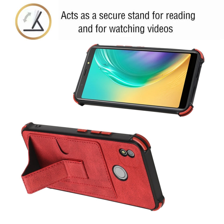 Dream Card Holder Leather Phone Case For Tecno Pop 4