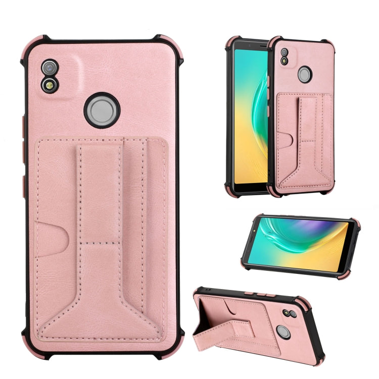 Dream Card Holder Leather Phone Case For Tecno Pop 4