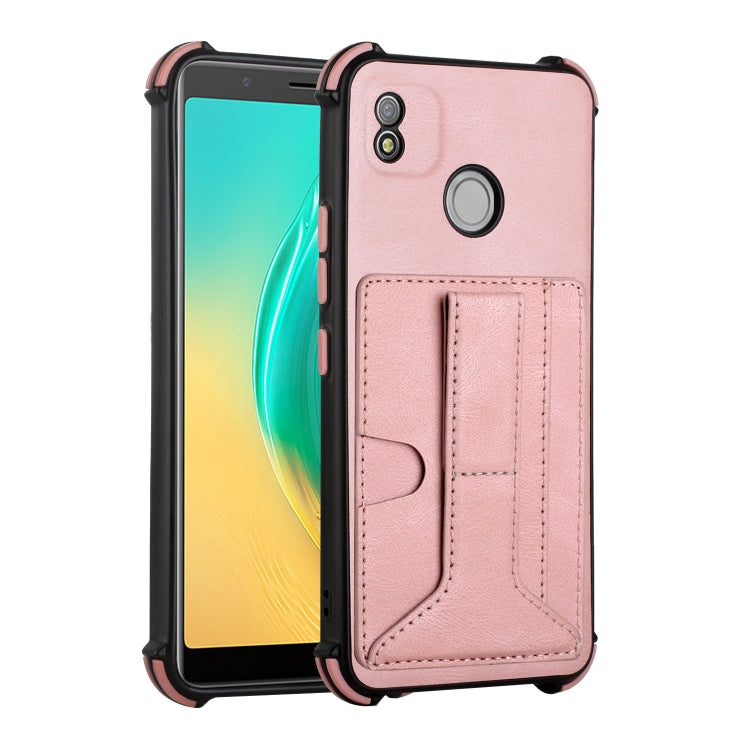 Dream Card Holder Leather Phone Case For Tecno Pop 4