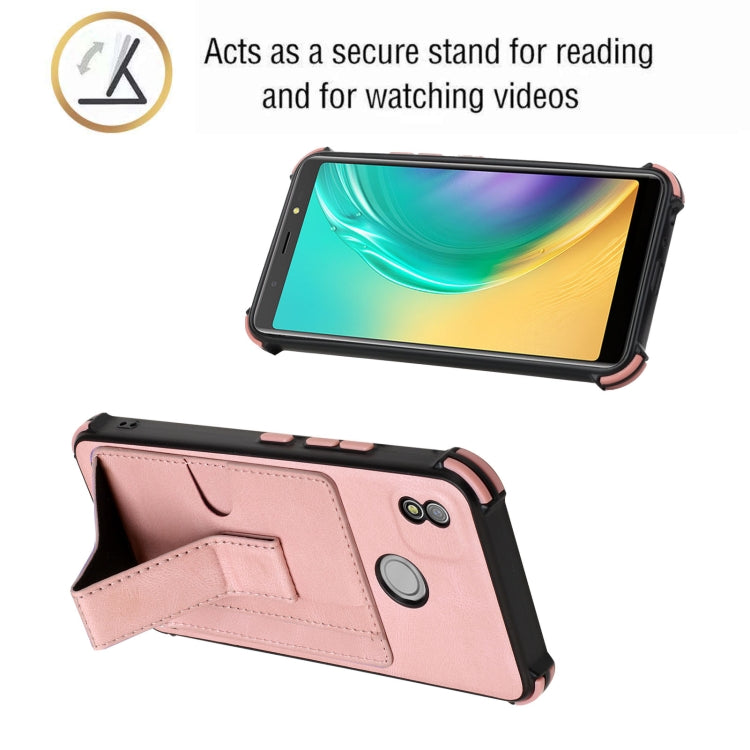 Dream Card Holder Leather Phone Case For Tecno Pop 4