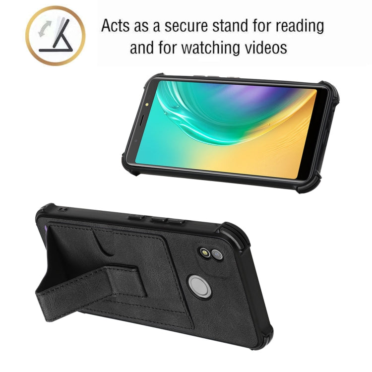 Dream Card Holder Leather Phone Case For Tecno Pop 4