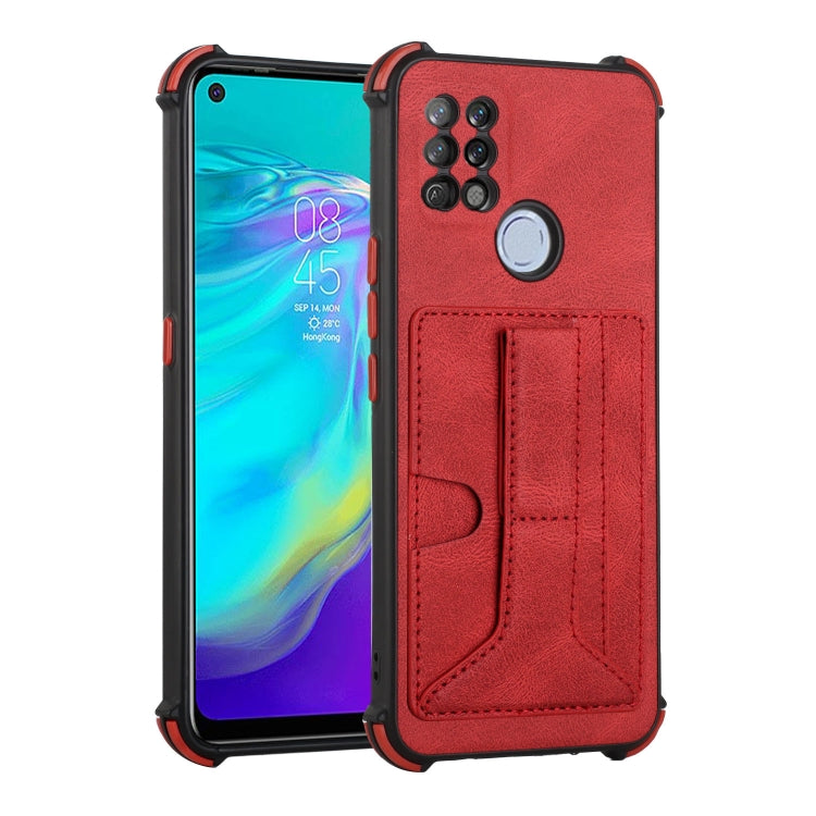 Dream Card Holder Leather Phone Case For Tecno Pova / LD7