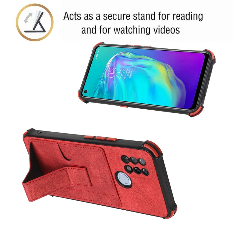 Dream Card Holder Leather Phone Case For Tecno Pova / LD7