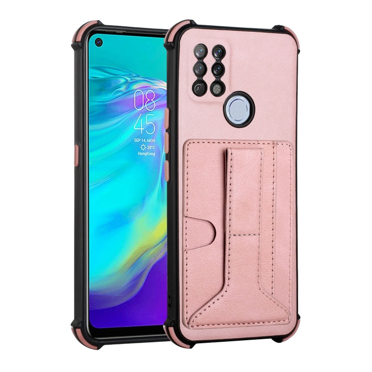 Dream Card Holder Leather Phone Case For Tecno Pova / LD7