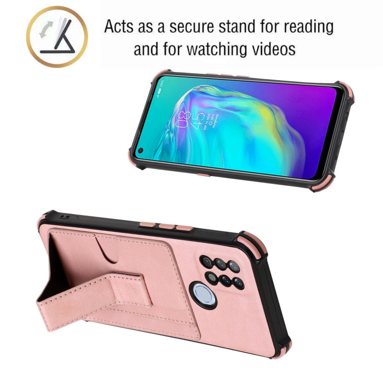 Dream Card Holder Leather Phone Case For Tecno Pova / LD7