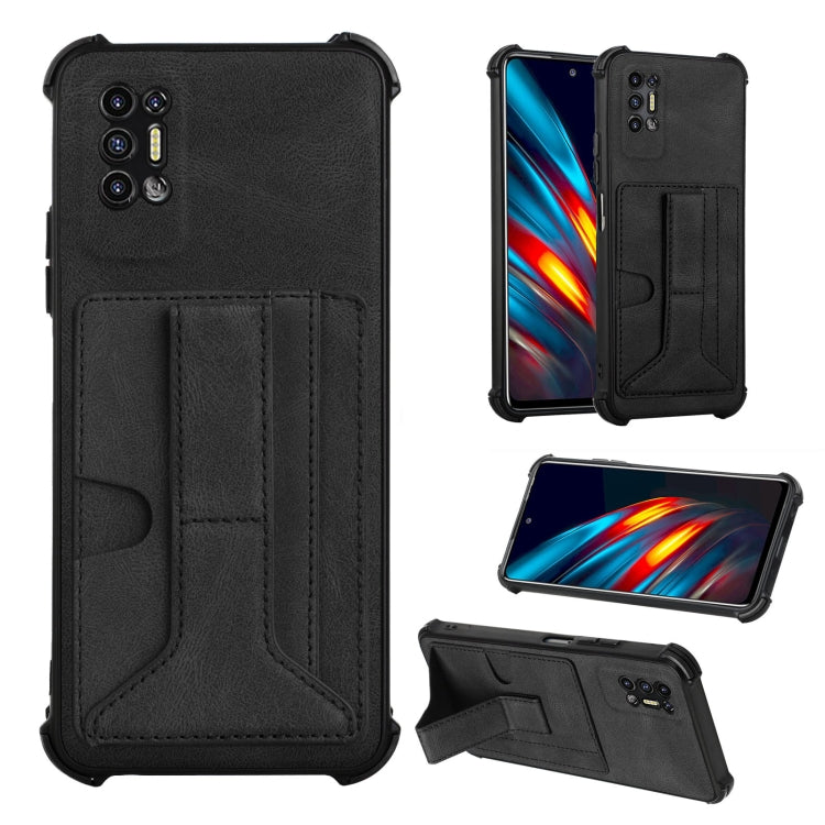 Dream Card Holder Leather Phone Case For Tecno Pova 2