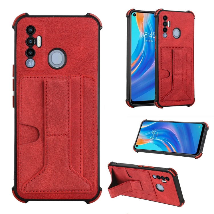 Dream Card Holder Leather Phone Case For Tecno Spark 7P