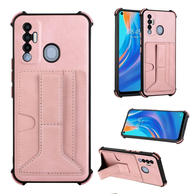 Dream Card Holder Leather Phone Case For Tecno Spark 7P