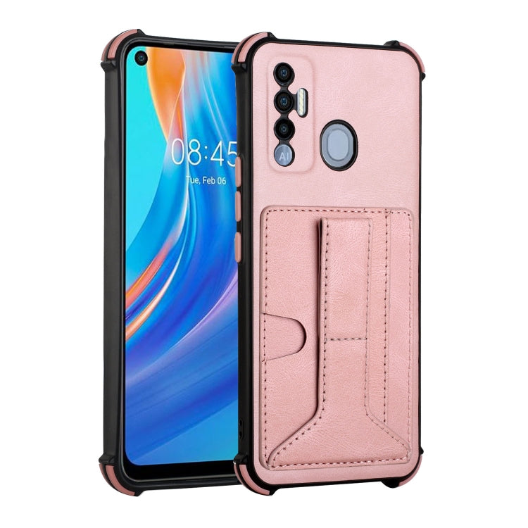 Dream Card Holder Leather Phone Case For Tecno Spark 7P