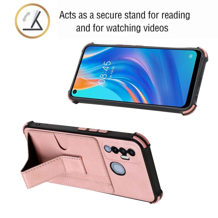 Dream Card Holder Leather Phone Case For Tecno Spark 7P