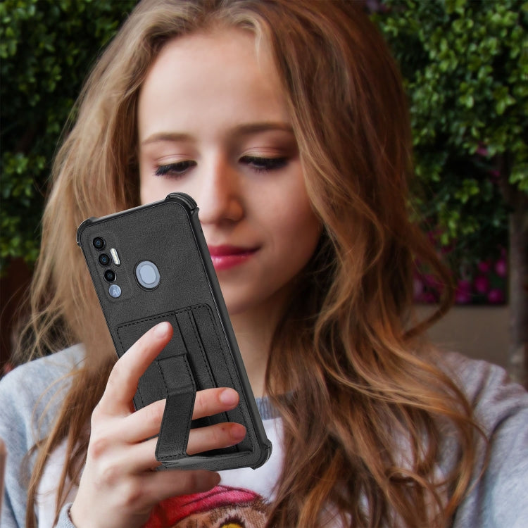 Dream Card Holder Leather Phone Case For Tecno Spark 7P