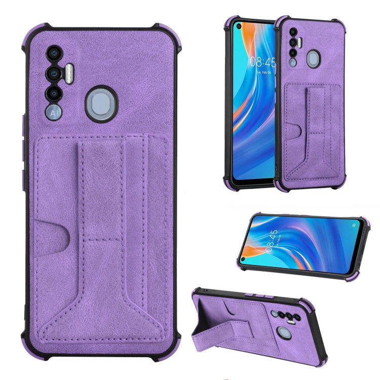 Dream Card Holder Leather Phone Case For Tecno Spark 7P