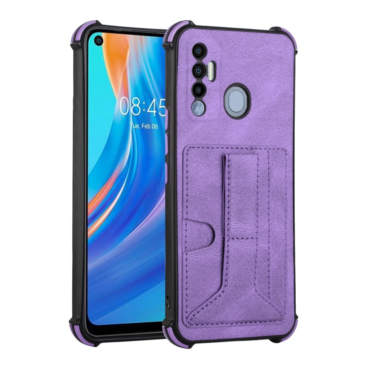 Dream Card Holder Leather Phone Case For Tecno Spark 7P