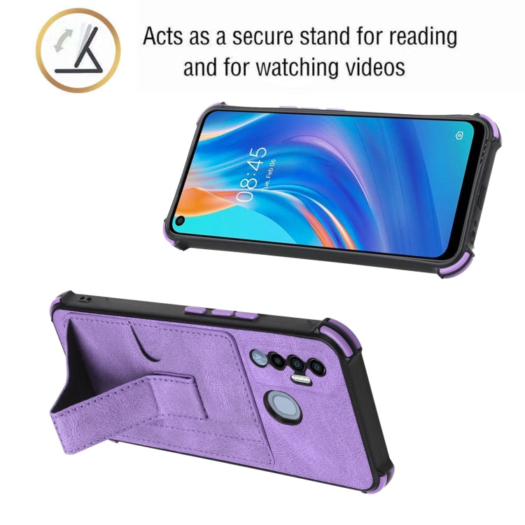 Dream Card Holder Leather Phone Case For Tecno Spark 7P