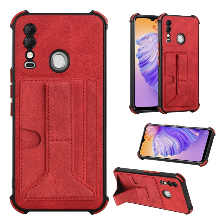 Dream Card Holder Leather Phone Case For Tecno Spark 8