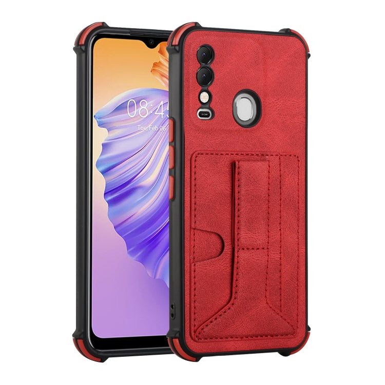 Dream Card Holder Leather Phone Case For Tecno Spark 8