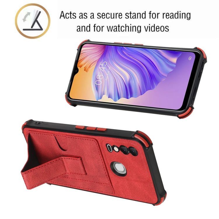 Dream Card Holder Leather Phone Case For Tecno Spark 8