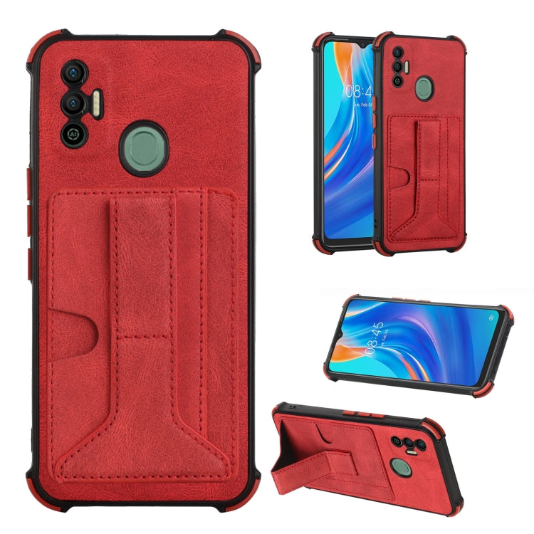Dream Card Holder Leather Phone Case For Tecno Spark 7 / 7T
