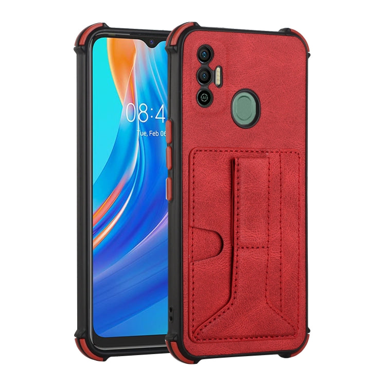 Dream Card Holder Leather Phone Case For Tecno Spark 7 / 7T