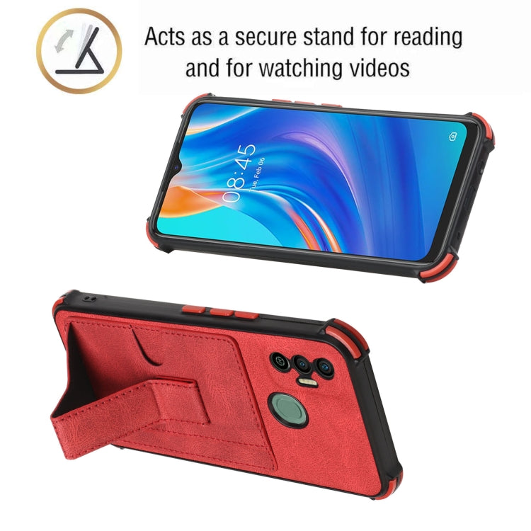 Dream Card Holder Leather Phone Case For Tecno Spark 7 / 7T