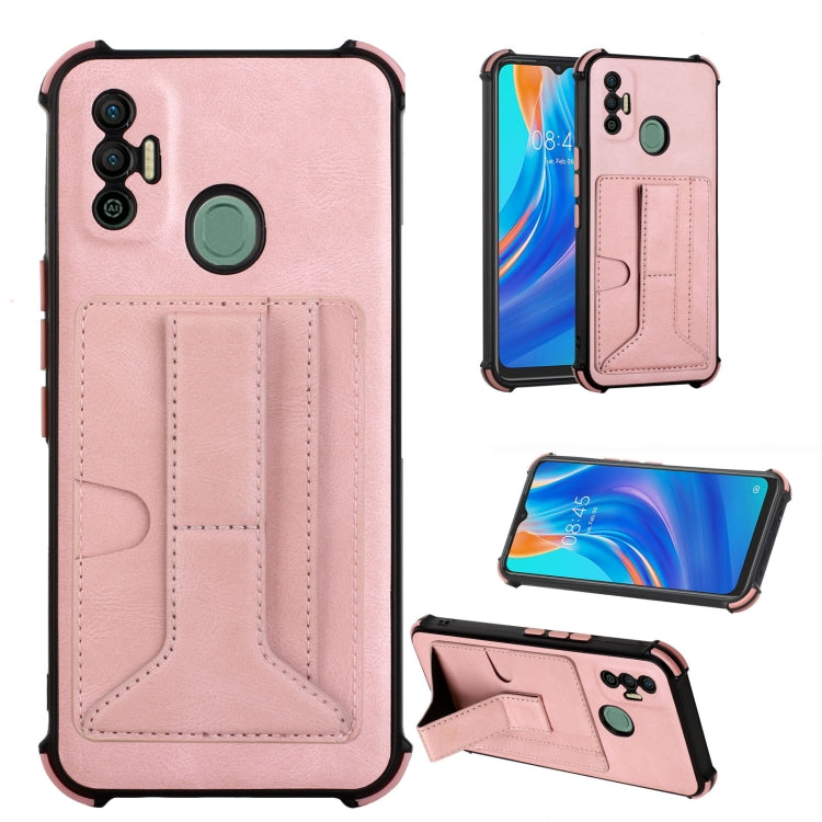 Dream Card Holder Leather Phone Case For Tecno Spark 7 / 7T