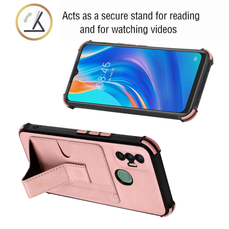 Dream Card Holder Leather Phone Case For Tecno Spark 7 / 7T