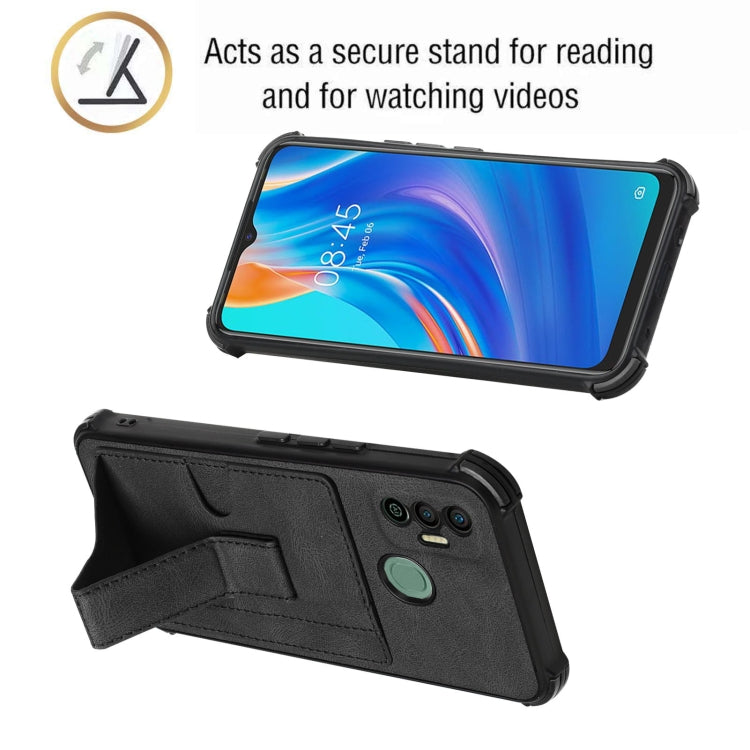 Dream Card Holder Leather Phone Case For Tecno Spark 7 / 7T