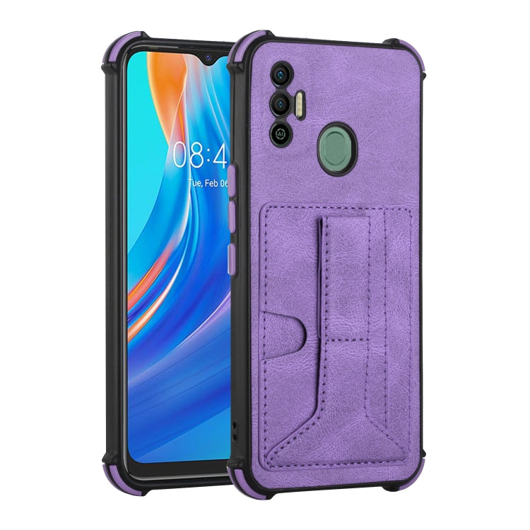 Dream Card Holder Leather Phone Case For Tecno Spark 7 / 7T