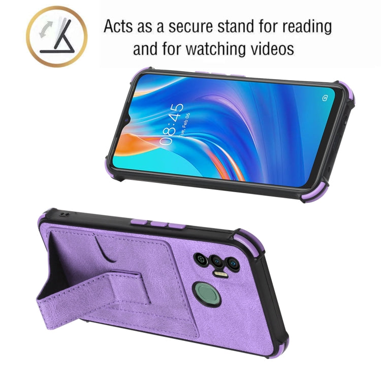 Dream Card Holder Leather Phone Case For Tecno Spark 7 / 7T