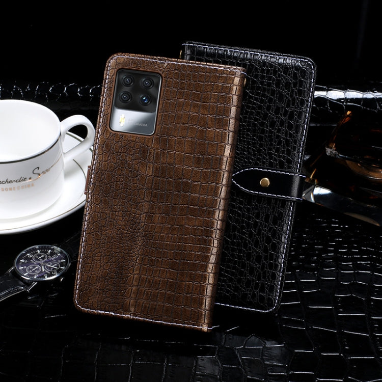 For Cubot X50 idewei Crocodile Texture Horizontal Flip Leather Case with Holder & Card Slots & Wallet