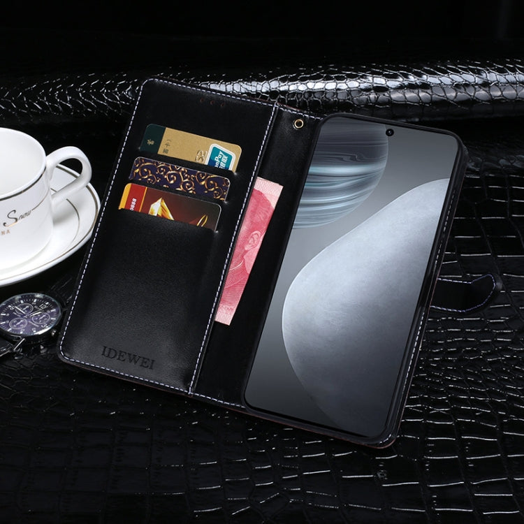 For Cubot X50 idewei Crocodile Texture Horizontal Flip Leather Case with Holder & Card Slots & Wallet