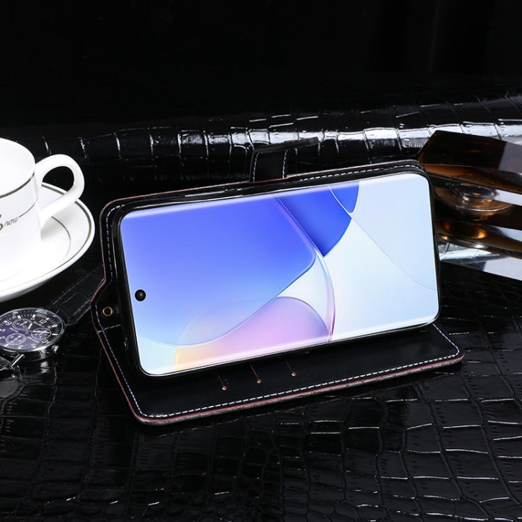 For Huawei nova 9 idewei Crocodile Texture Horizontal Flip Leather Case with Holder & Card Slots & Wallet