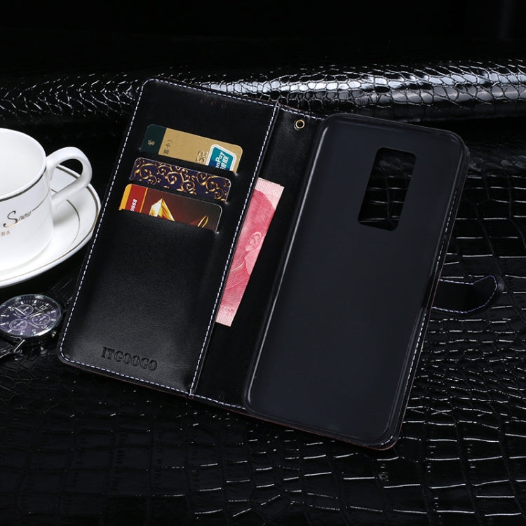 For Tecno Phantom X idewei Crocodile Texture Horizontal Flip Leather Case with Holder & Card Slots & Wallet