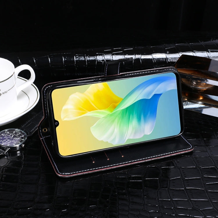 For vivo S10e idewei Crocodile Texture Horizontal Flip Leather Case with Holder & Card Slots & Wallet