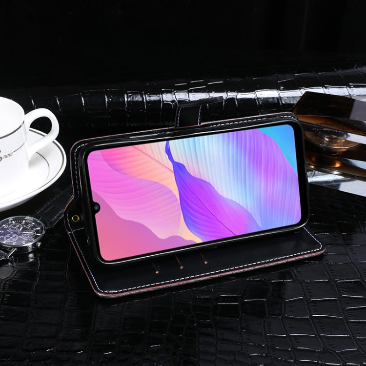 For Huawei Enjoy 20e idewei Crocodile Texture Horizontal Flip Leather Case with Holder & Card Slots & Wallet